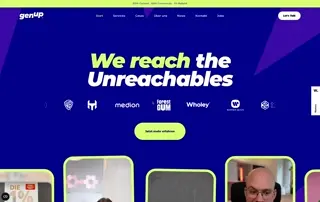 Relaunch der Webseite für Gen-Up, einer Gen-Z Agentur