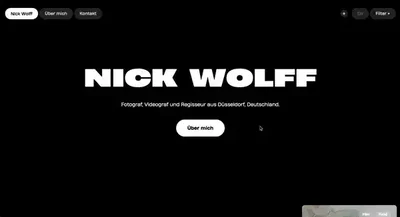 Relaunch der Webseite für Nick Wolff Fotografie